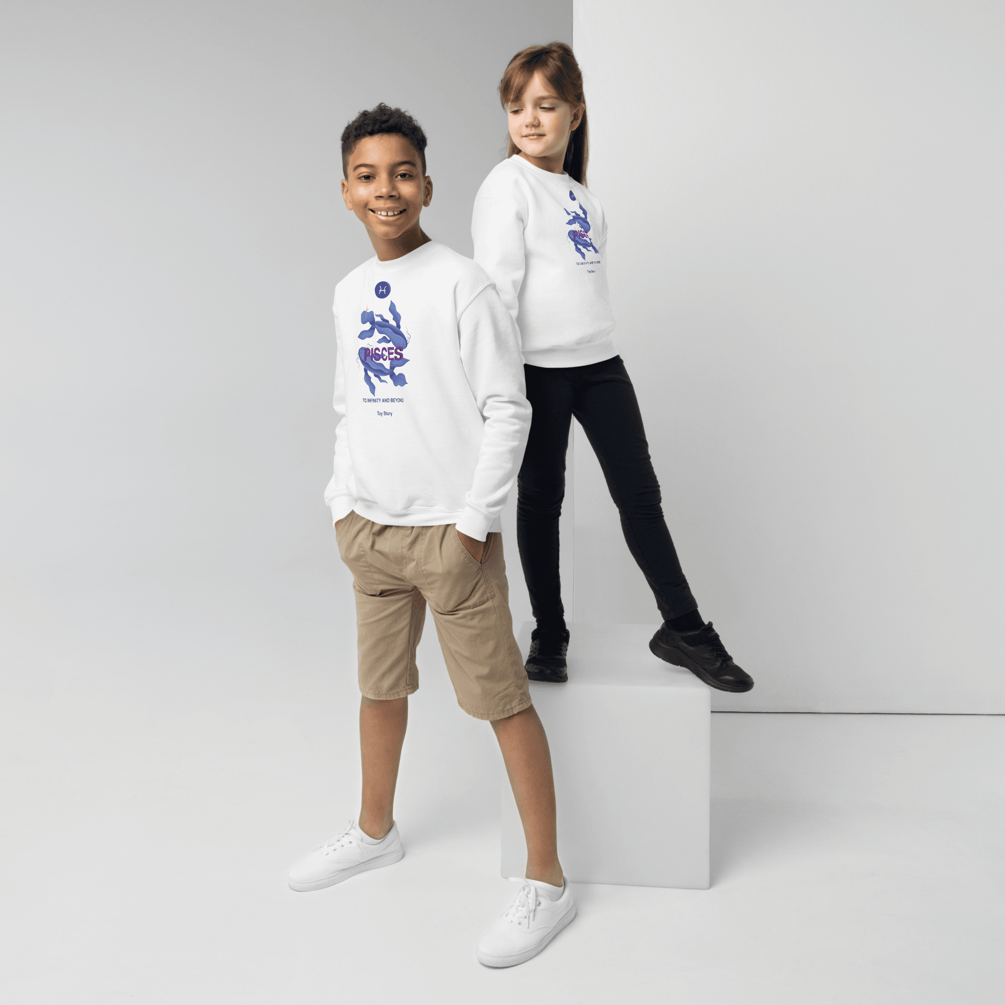 Pisces Youth Crewneck Sweatshirt - 