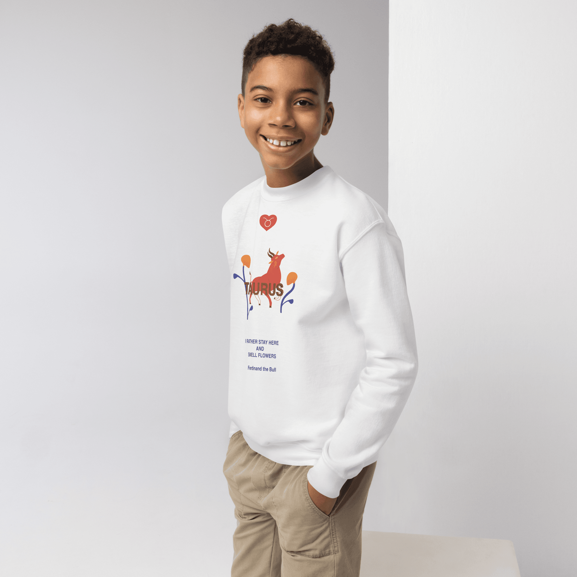 Taurus Youth Crewneck Sweatshirt - 