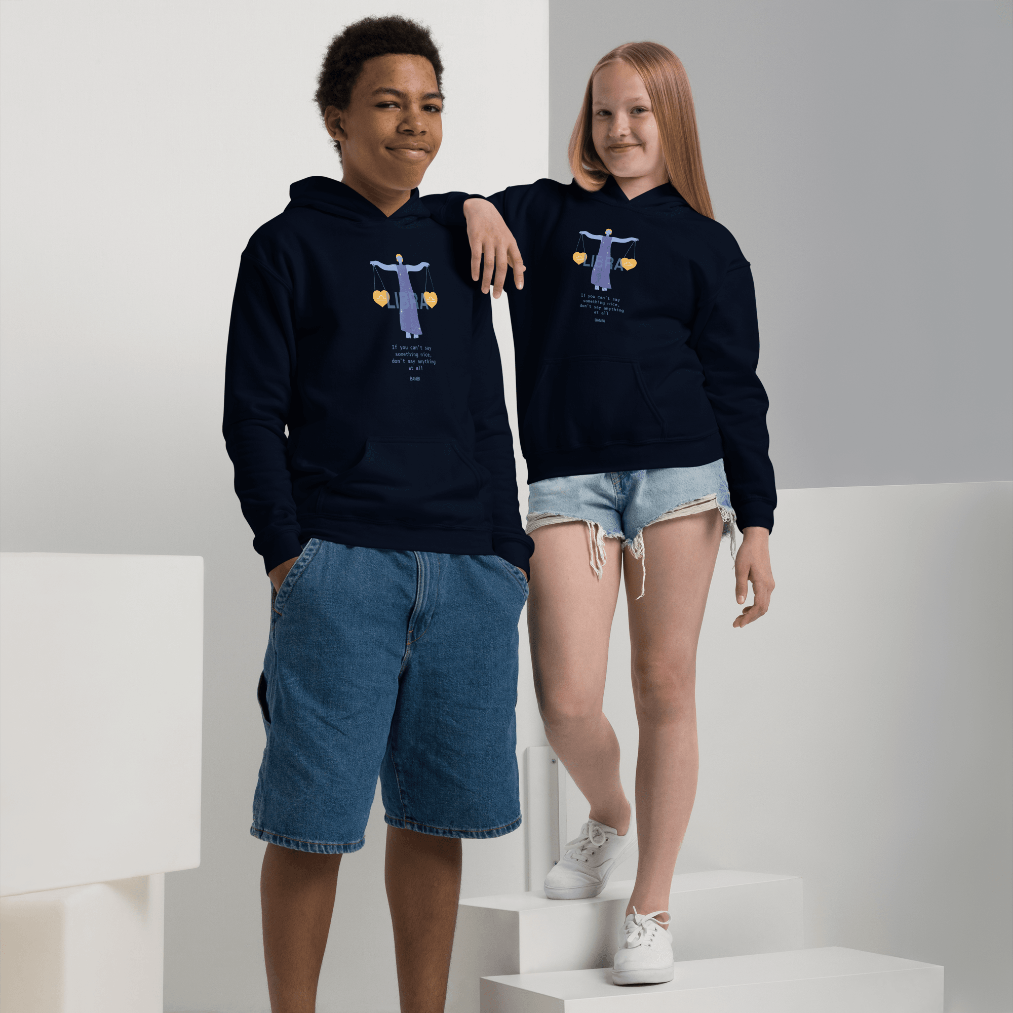 Libra Youth Heavy Blend Hoodie - 