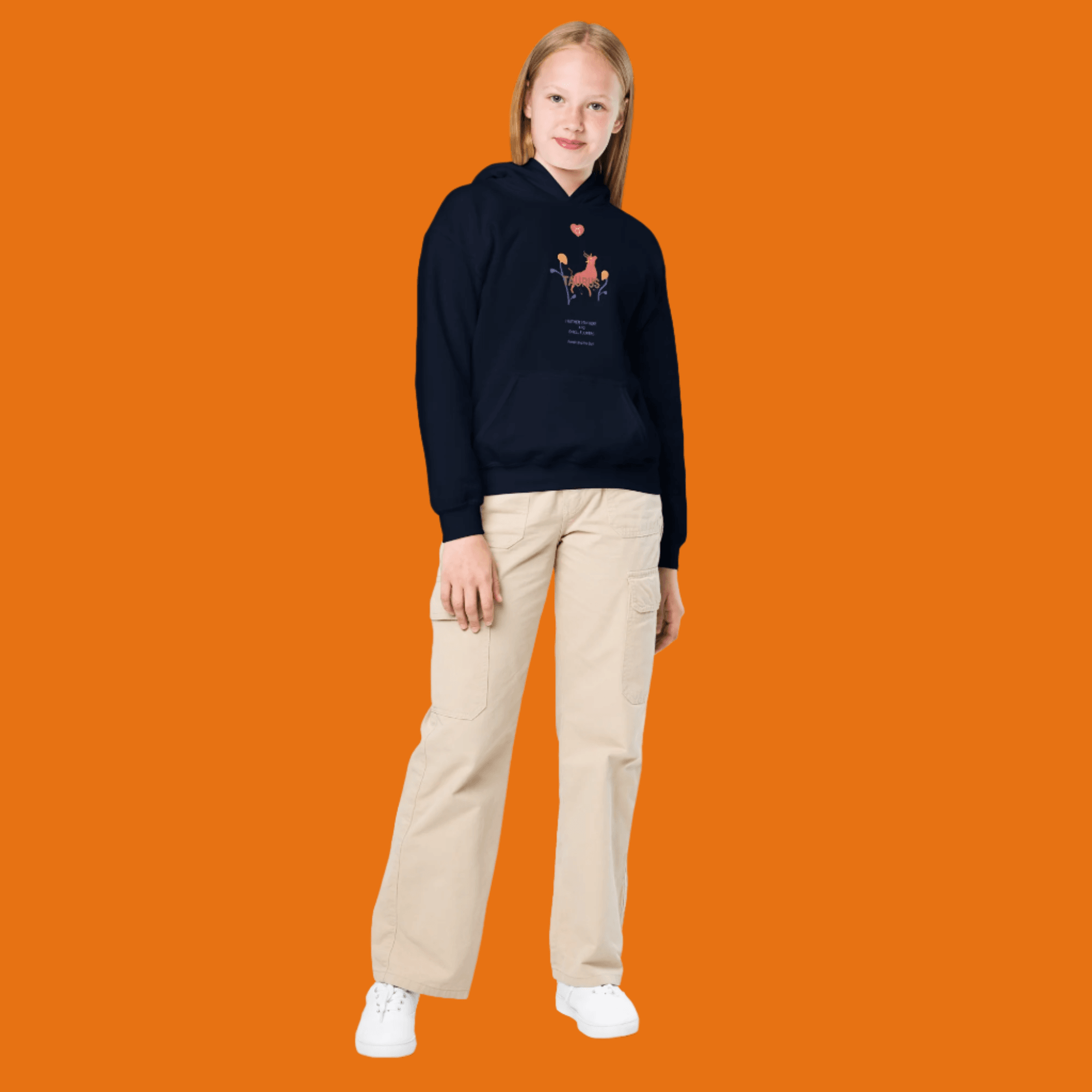 Taurus Youth Heavy Blend Hoodie - 