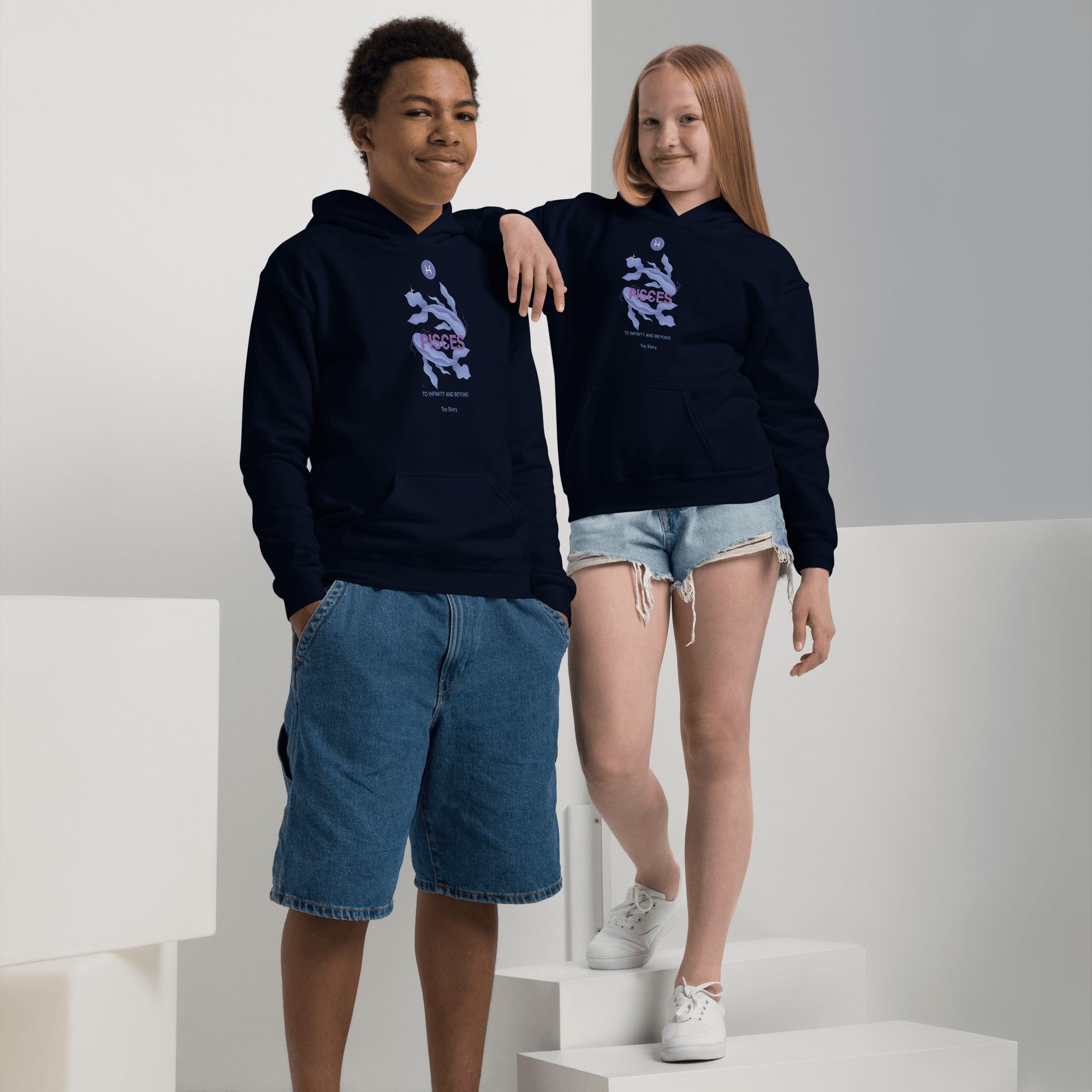 Pisces Youth Heavy Blend Hoodie - 