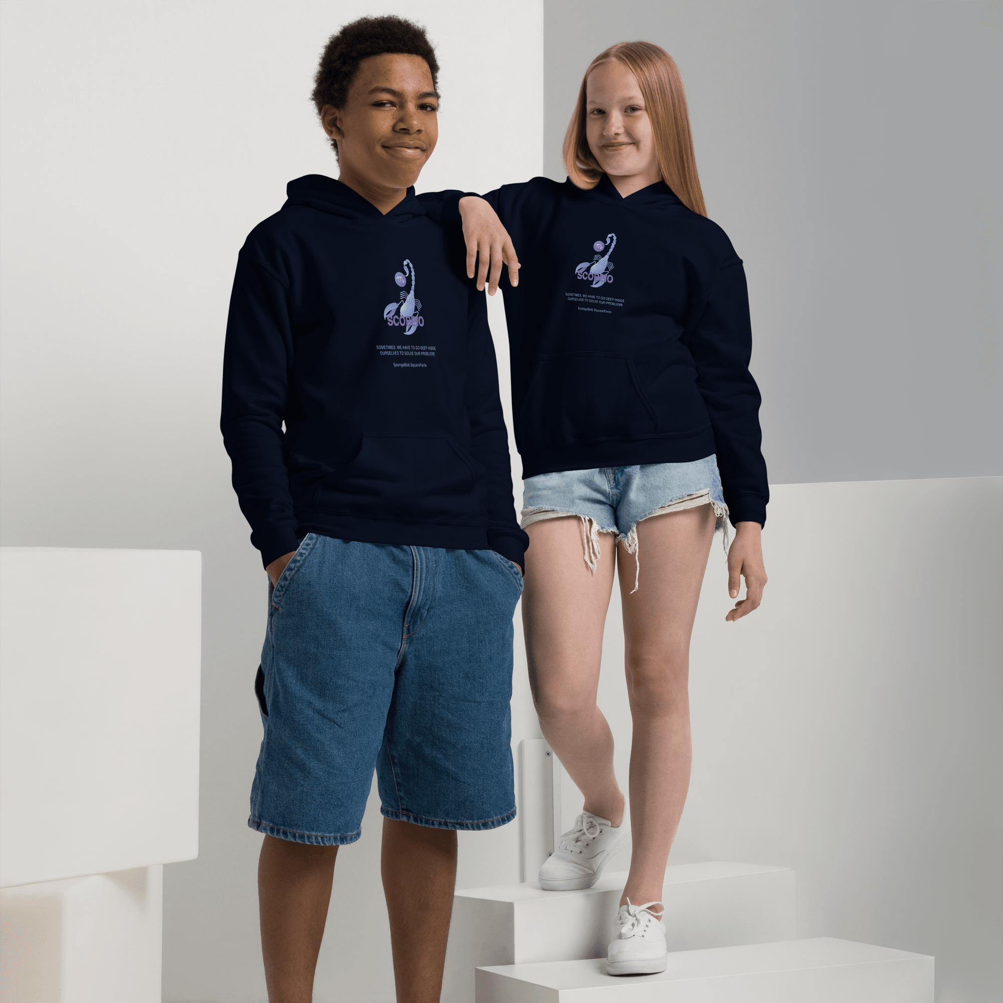 Scorpio Youth heavy blend hoodie - 