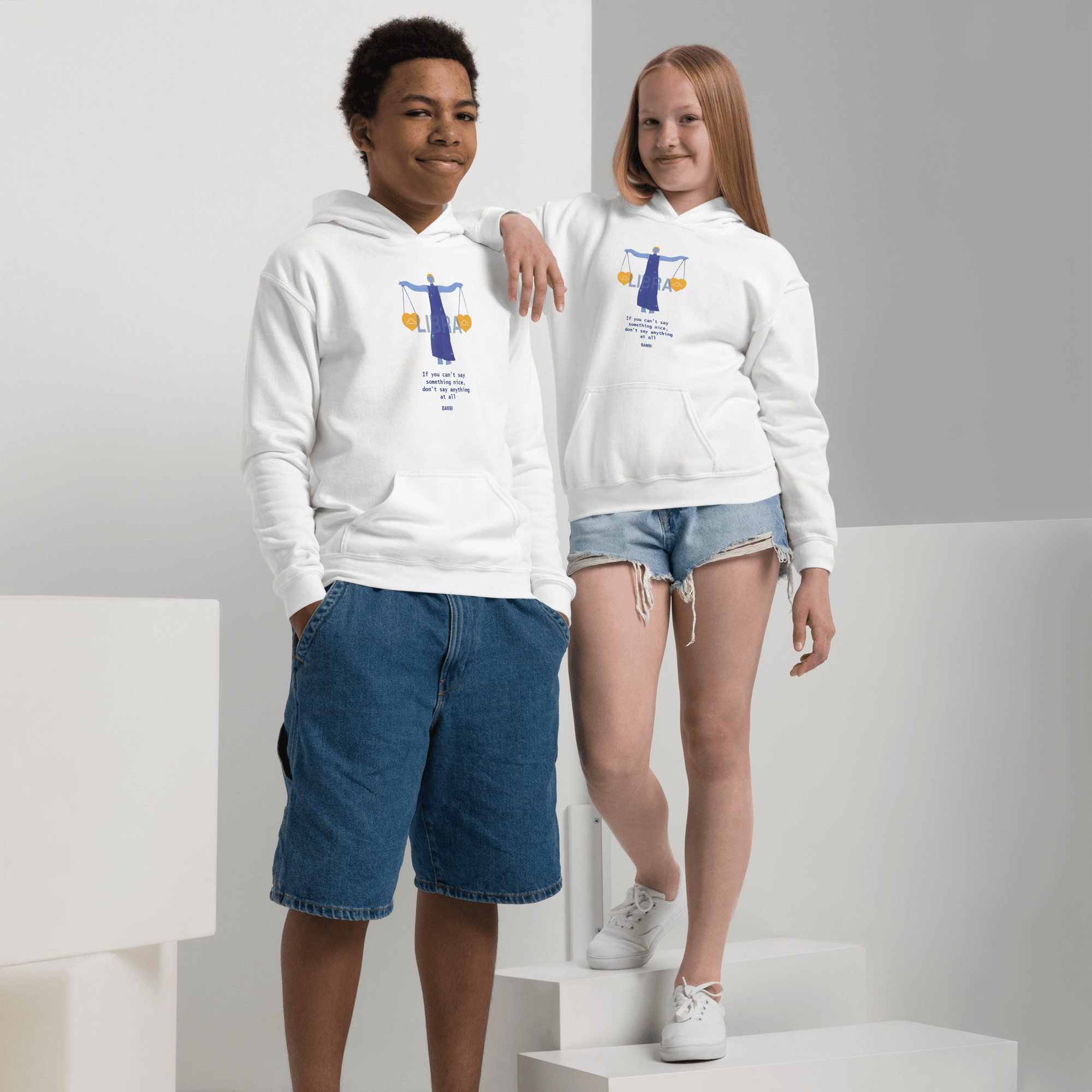 Libra Youth Heavy Blend Hoodie - 