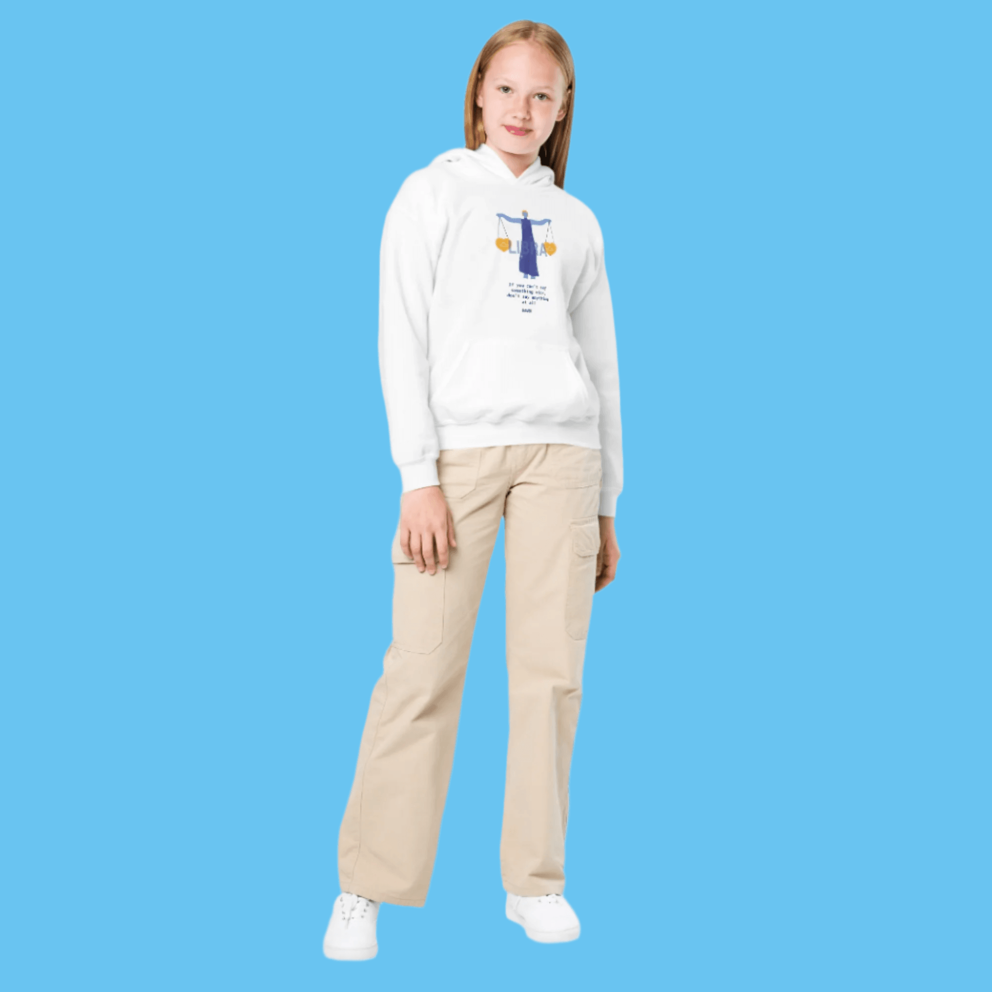 Libra Youth Heavy Blend Hoodie - 