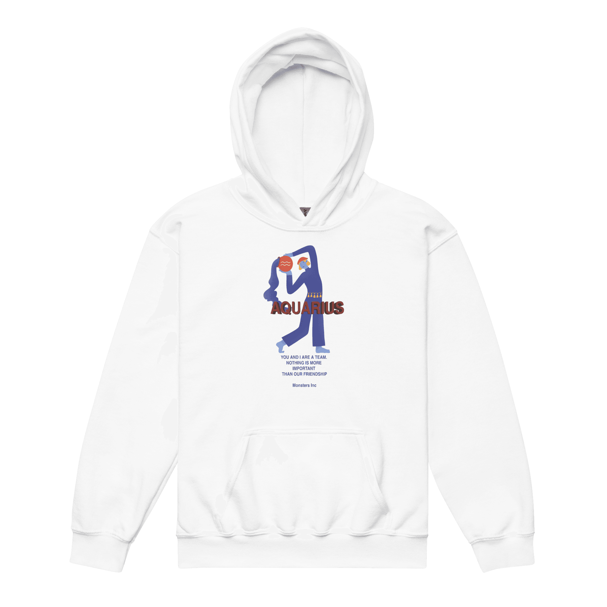 Aquarius Youth Heavy Blend Hoodie - 