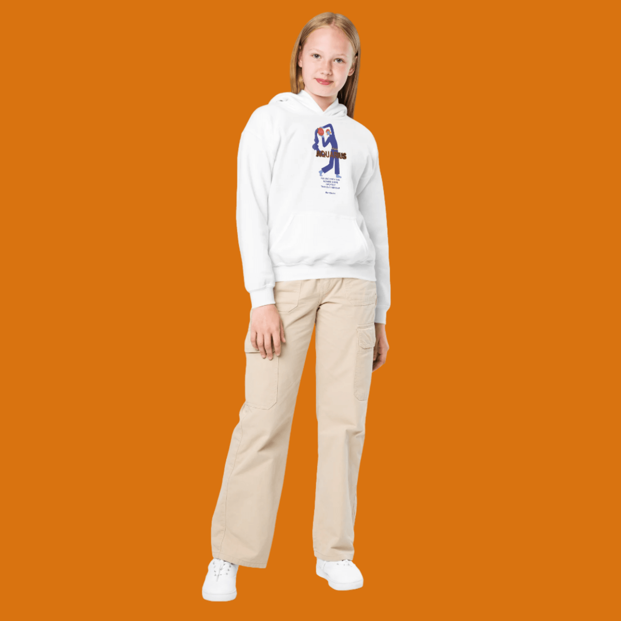 Aquarius Youth Heavy Blend Hoodie - 