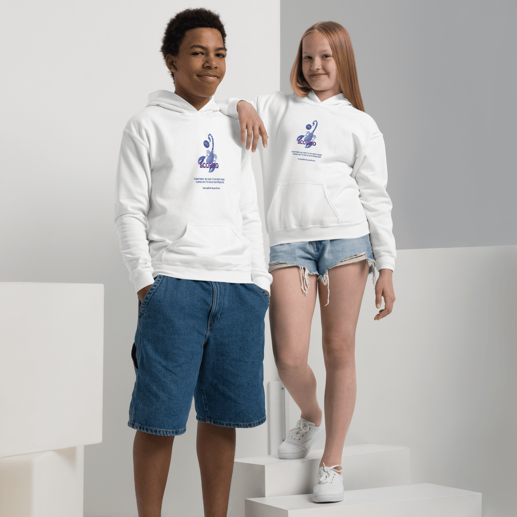 Scorpio Youth heavy blend hoodie - 