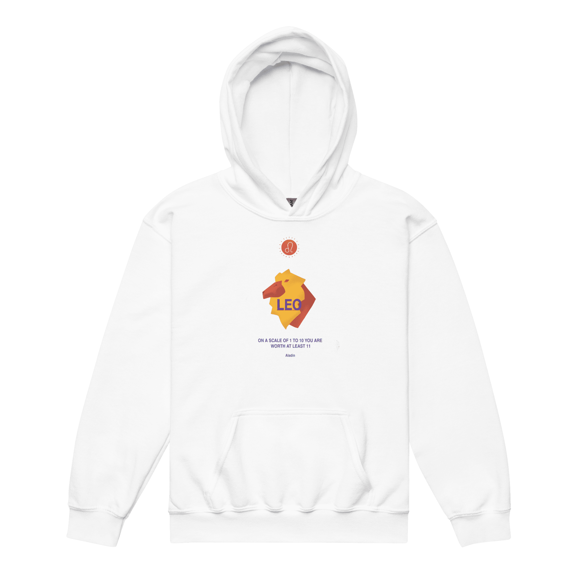 Leo Youth Heavy Blend Hoodie - 
