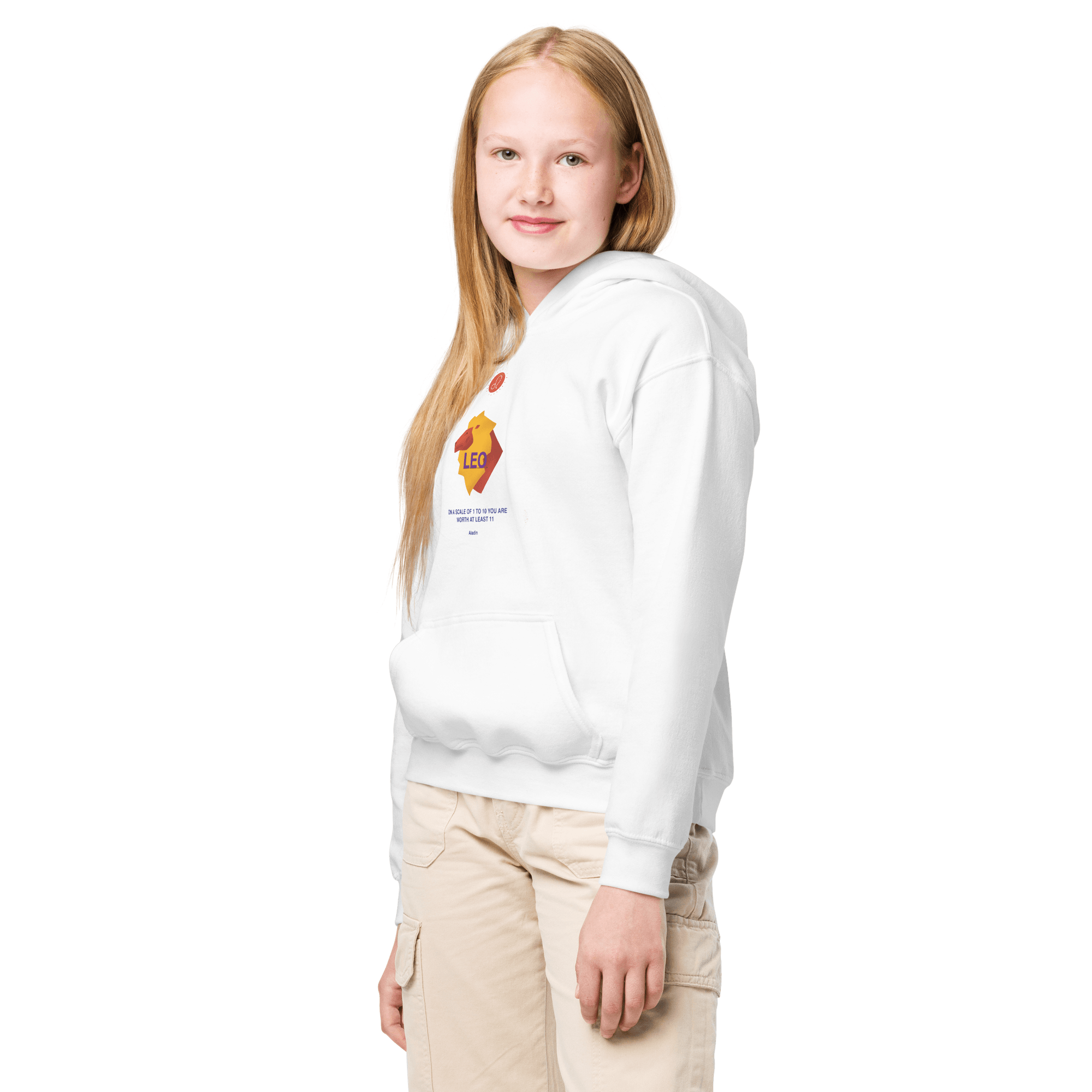 Leo Youth Heavy Blend Hoodie - 